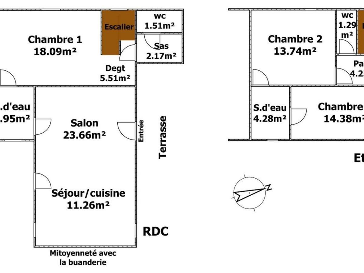 Gite 18Eme Renove Avec Piscine Couverte, Terrasse, Loisirs Et Wifi - 6 Pers. - Fr-1-426-432 Ле-Ерб'є Екстер'єр фото